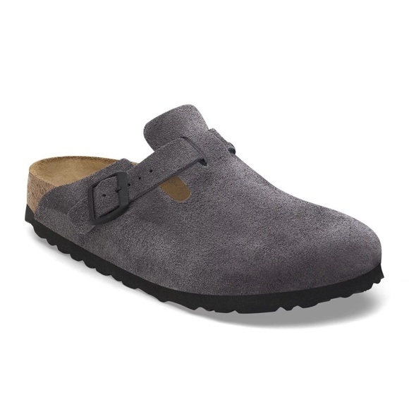 Birkenstock Gray Boston Loafer - Picture 1 of 5